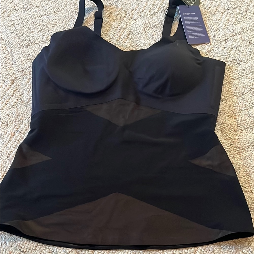 Honeylove Black Shapewear Camisole with Adjustable Straps